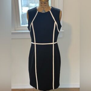 Calvin Klein Black and White Dress
